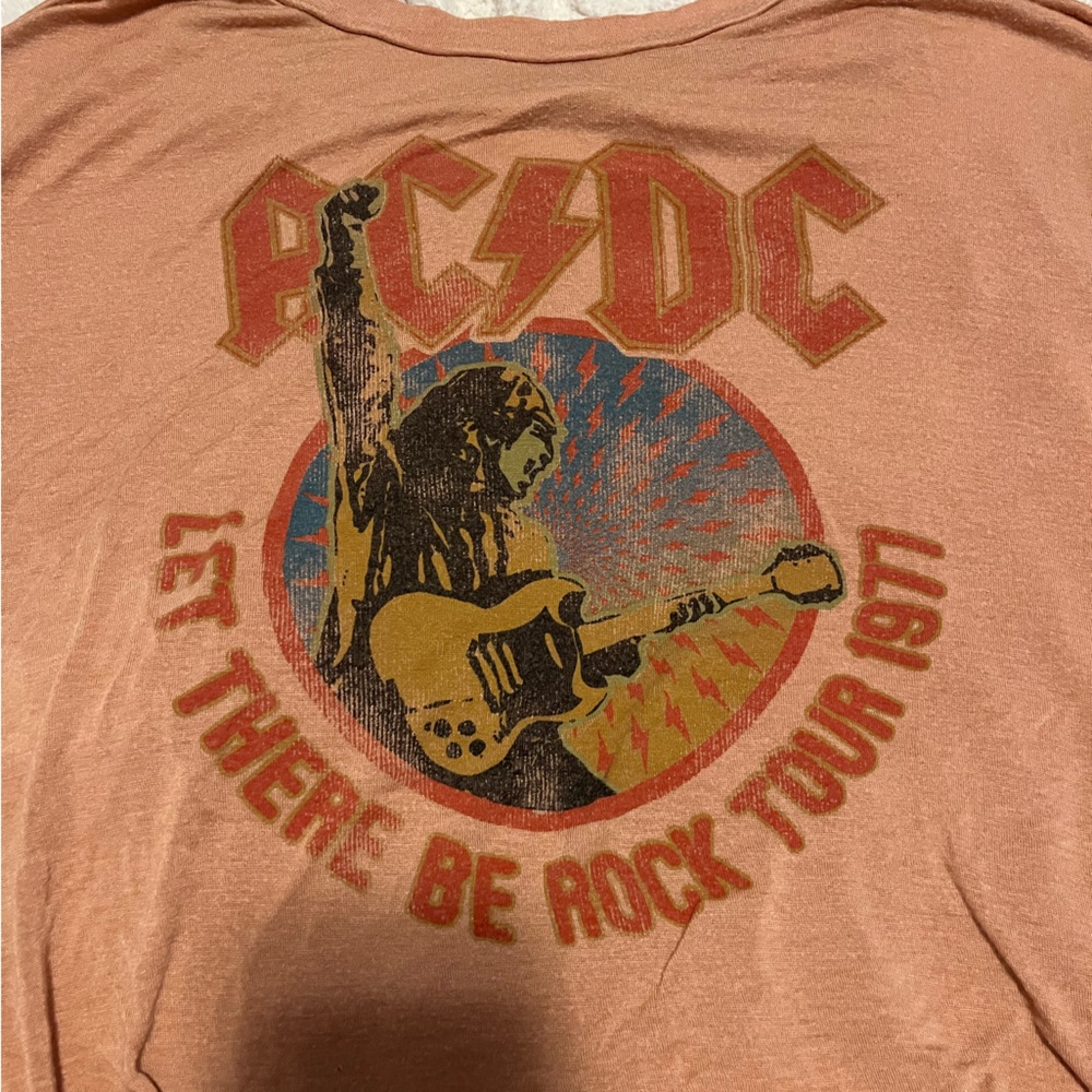 AC/DC Peach Graphic Tee